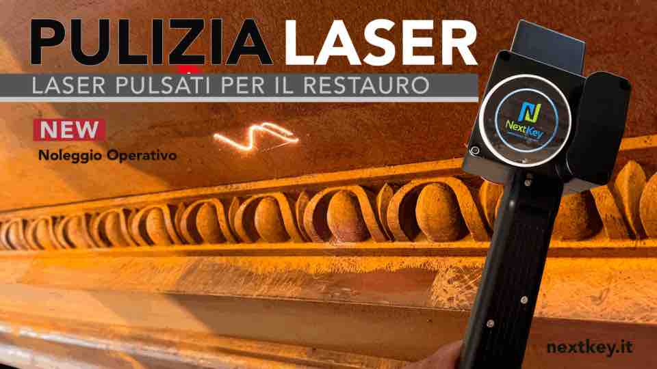 La tecnologia di pulizia laser deii mobili antichi in legno